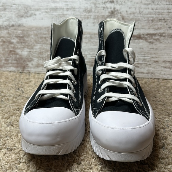 Converse CTAS Lugged 2.0 Hi Black White Platform Sneaker *Unisex* - Picture 10 of 11
